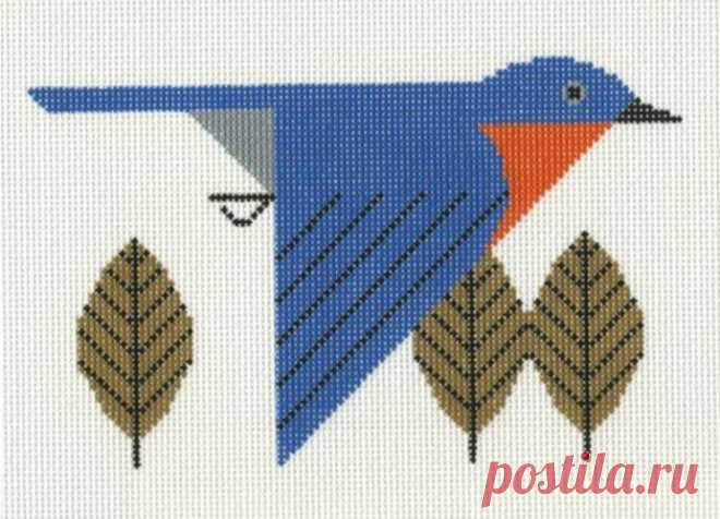 Восхитительные птицы Чарли Харпера - схемы для многоцветного вязания и вышивки | Вязалки Веселого Хомяка | Яндекс Дзен