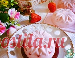Творожно-клубничное желе