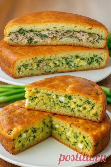 Заливной пирог на скорую руку