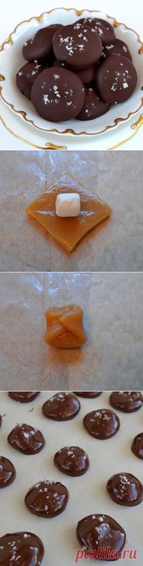 Как сделать конфеты с карамелью и шоколадом своими руками