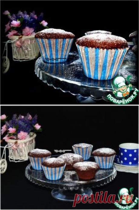 Низкокалорийные шоколадные кексы за 1 минуту - кулинарный рецепт