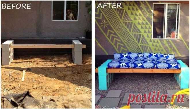 При умелых ручках и шлакоблок креслом станет )))