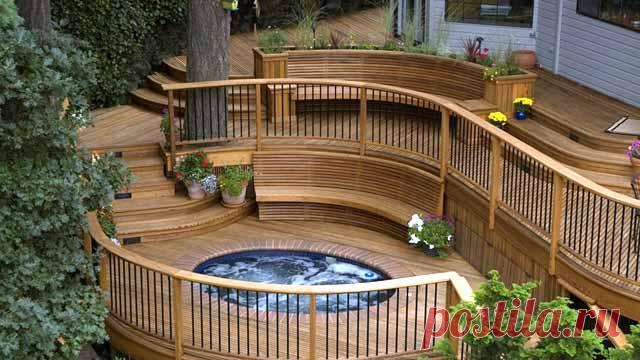 Красивая терраса к дому