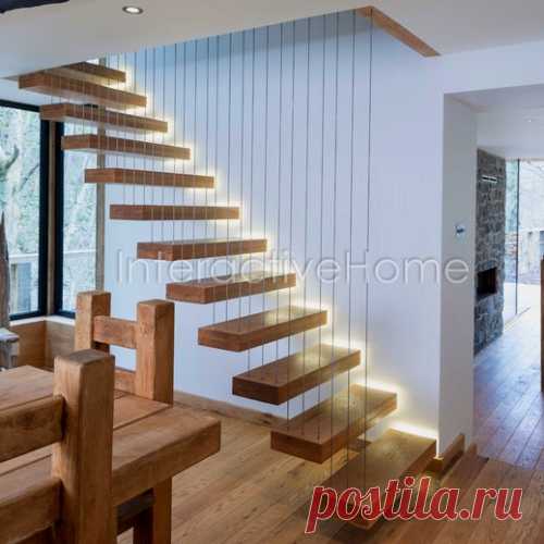 Фото подсветки лестниц
