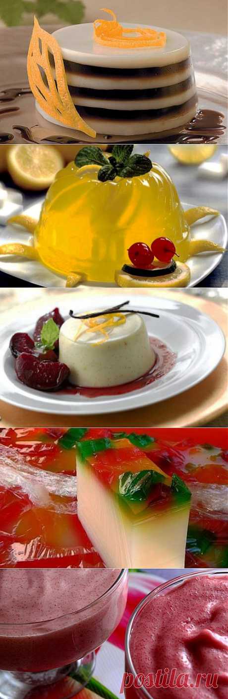 ЖЕЛЕ И МУССЫ - САМЫЕ ПОПУЛЯРНЫЕ РЕЦЕПТЫ - Сладкие блюда и десерты - Сладкие блюда и десерты - Рецепты - Мэджик Леди - сайт для женщин