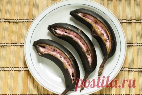Десерт "Банановый негр" на мангале - Простые рецепты Овкусе.ру