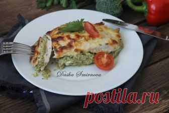 Куриное филе с брокколи и сыром, приготовленное в духовке Диетический ужин для моих близких!