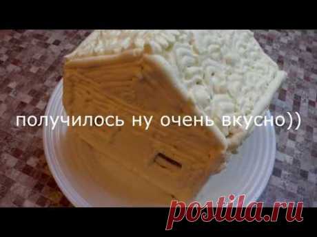 Торт ШОКОЛАДНЫЙ ДОМ / ТОРТ В ВИДЕ ДОМИКА