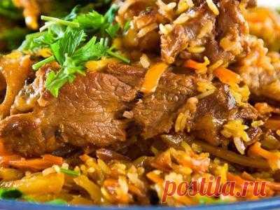 Плов с бараниной в мультиварке