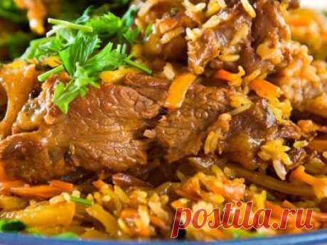 Плов с бараниной в мультиварке