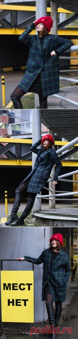 Пальто в клетку / Фотофорум / Burdastyle