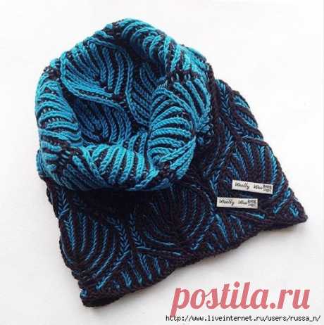 Снуд-бриошь "Листья". Спицами. / Обсуждение на LiveInternet - Российский Сервис Онлайн-Дневников