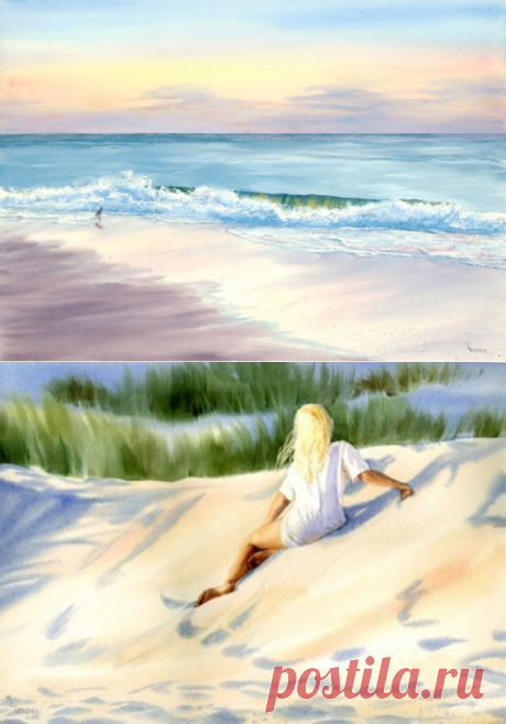 НАРИСУЙ МНЕ, ХУДОЖНИК, МОРЕ...
ХУДОЖНИК MARY ELLEN GOLDEN