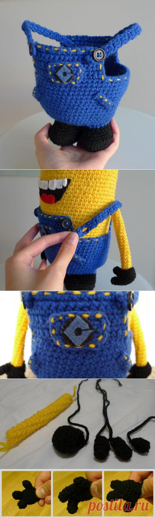 Схема вязания миньона амигуруми