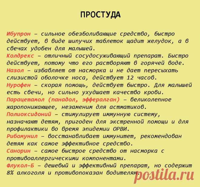 Шпаргалка на всю жизнь: 99 лекарств, которые могут вылечить почти все