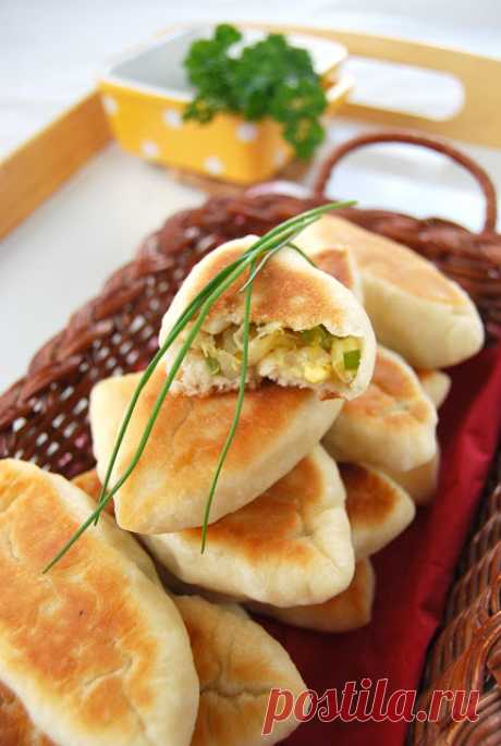 Постные пирожки с капустой - Пробы....