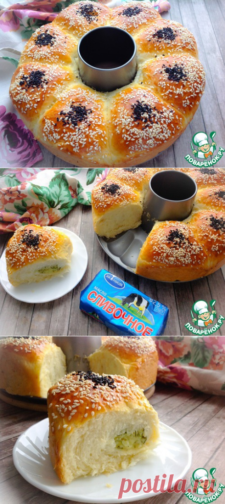 Пирог с картофелем и зеленью - кулинарный рецепт