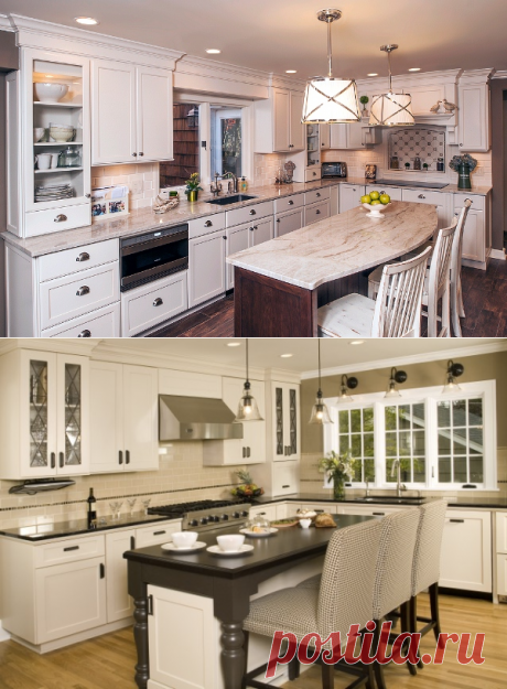 Дизайн кухни в светлых тонах