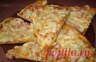 Самые вкусные рецепты: Домашняя гавайская пицца