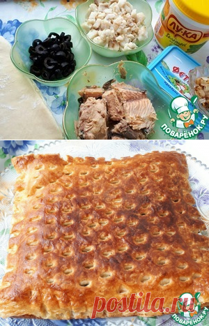 Рыбный пирог "Приморский" – кулинарный рецепт