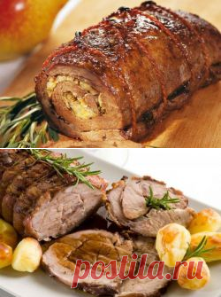 Рулет из свиной грудинки в духовке - рецепт