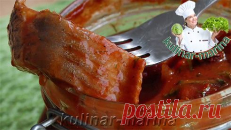 Сельдь в томатном маринаде | Herring in tomato marinade - Рыбные блюда - Рецепты - Рецепты - Моя кулинарная книга