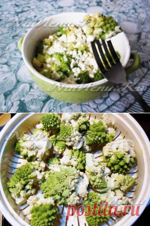 Запеченная цветная капуста с сыром