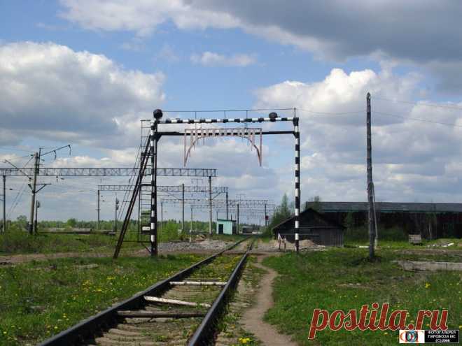 Габаритные ворота подъездного пути Зебляковского ЛПХ, Костромская обл