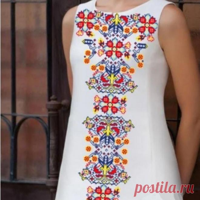 Платье с вышивкой - Орнаменнт 3 - Каталог рукоделия #183782