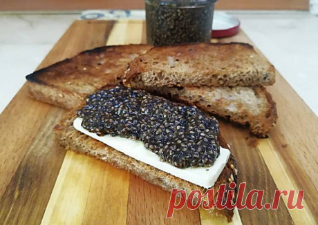 Черная икра из Чиа - пошаговый рецепт с фото. Автор рецепта Елена Некрасова . - Cookpad