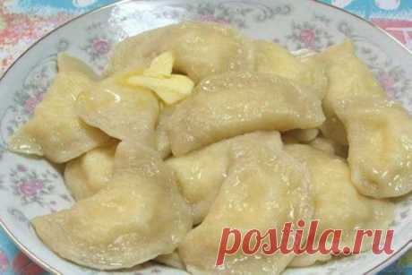 Картофельные вареники с мясом