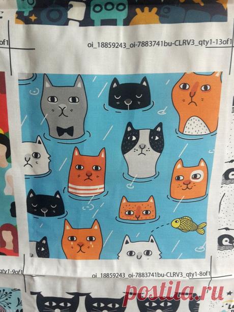 Cat fabric on Spoonflower Looking for cool prints on fbric for your projects? Fint it here - Spoonflower and me