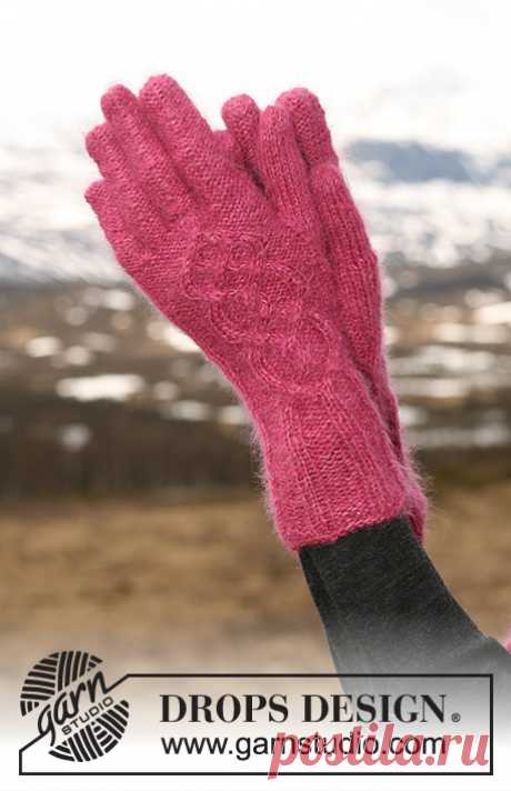 Maritza Gloves / DROPS 117-10 - Free knitting patterns by DROPS Design