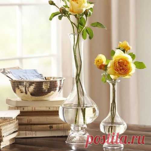 Несколько лёгких способов очистить вазу с узким горлышком - МирТесен