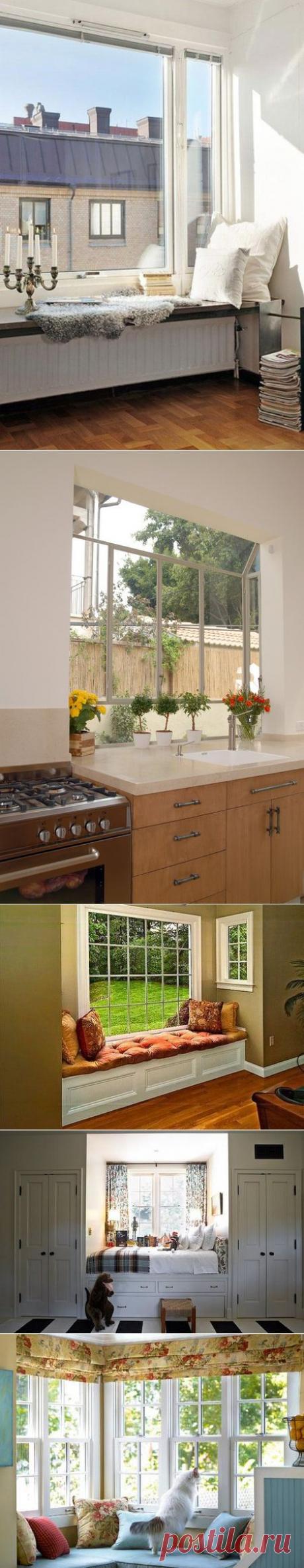 5 креативных способов использования подоконника