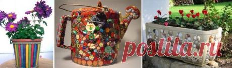 Декорирование вазонов