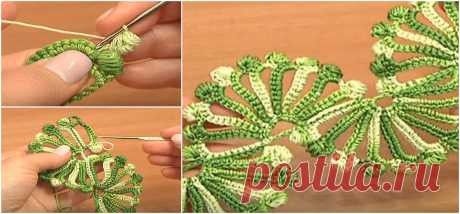 Double Sided Large Shells Crochet Lace
