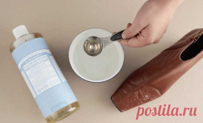 Как избавиться от белых пятен на обуви и привести её в порядок — Копилочка полезных советов