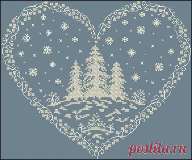 Сачать схему вышивки "Dolce Nevicata"