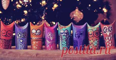 (+1) тема - Вещи, которые можно сделать из рулона от туалетной бумаги | МАСТЕРА