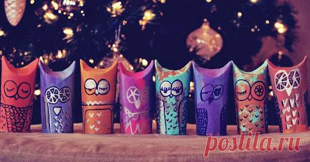 (+1) тема - Вещи, которые можно сделать из рулона от туалетной бумаги | МАСТЕРА