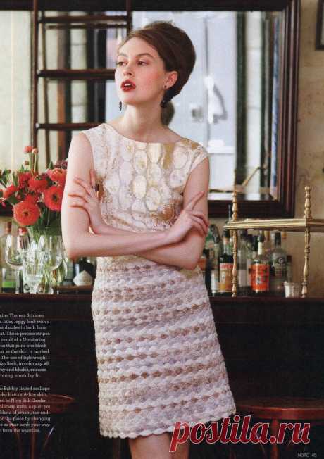 Юбка Shell Stitch, NORO Fall 2012