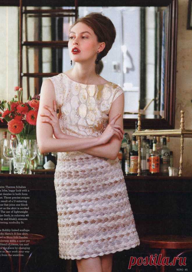Юбка Shell Stitch, NORO Fall 2012