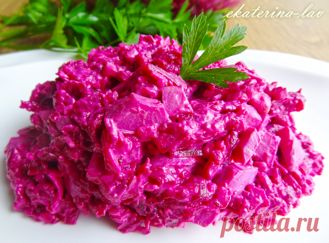 Очень вкусный, нежный и сытный салат из свеклы с сыром