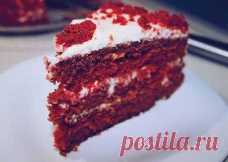 (1) Торт «Красный бархат»🔴🍰 - пошаговый рецепт с фото. Автор рецепта Кристина . - Cookpad