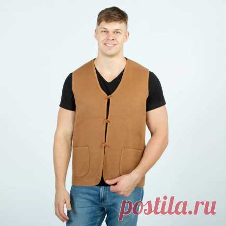 Жилет из верблюжьей шерсти мужской купить по цене 4990 ₽ Арт.: 2-440 — интернет-магазин oviland.ru