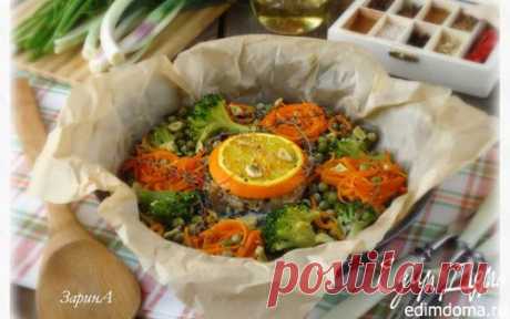 Белая рыба, запеченная с овощами | Кулинарные рецепты от «Едим дома!»