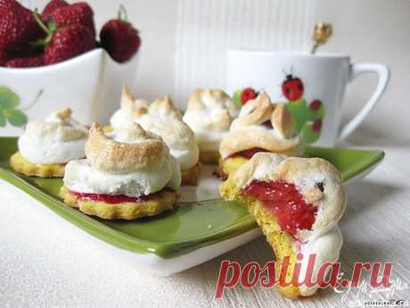 Печенье-сабле с клубникой 'Летнее настроение' | Кулинарные рецепты от «Едим дома!»