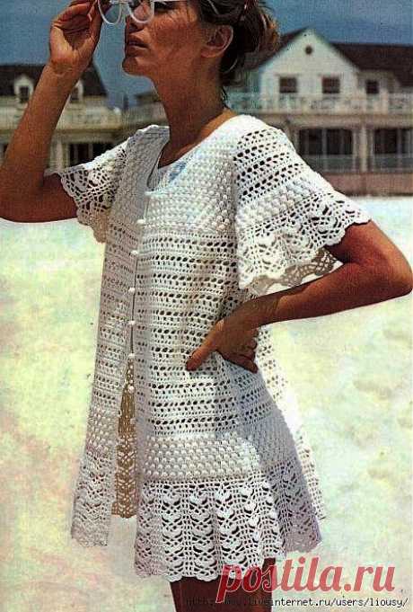 Ажурный гламурный халатик.