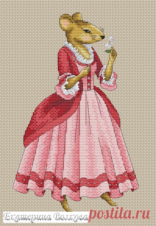 (6) Gallery.ru / Барышня с цветком - Мышки - appolinaria74